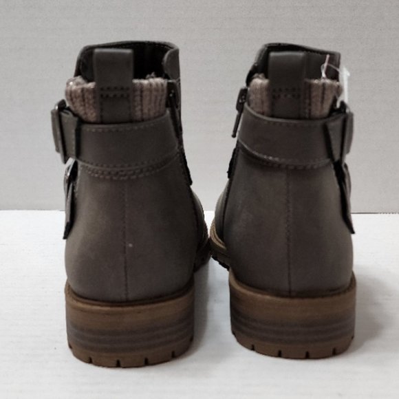 New Wonder Nation Sweater Knit Boot - Gray - Size 2 - Picture 7 of 8